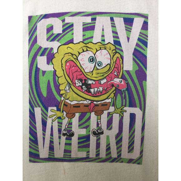 Nickelodeon Spongebob Stay Weird Tee Large - Picture 2 of 5